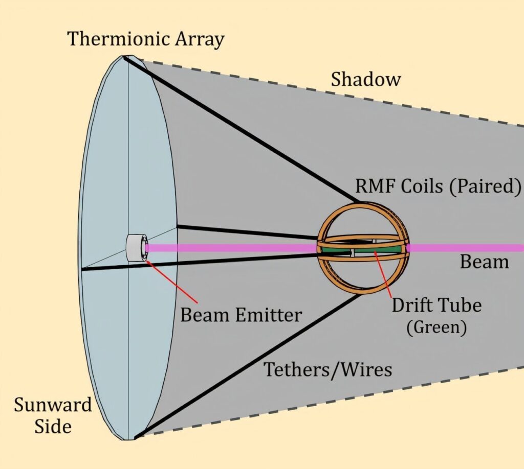 Relativistic electron beam could propel probe to Alpha Centauri, study suggests