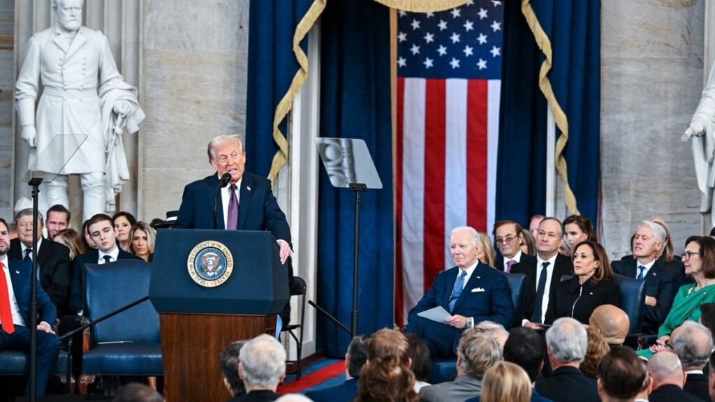 'We will pursue our manifest destiny into the stars.' President wants astronauts to raise the American flag on Mars - "Americans are explorers, builders, innovators, entrepreneurs and pioneers. The spirit of the frontier is written into our hearts,"