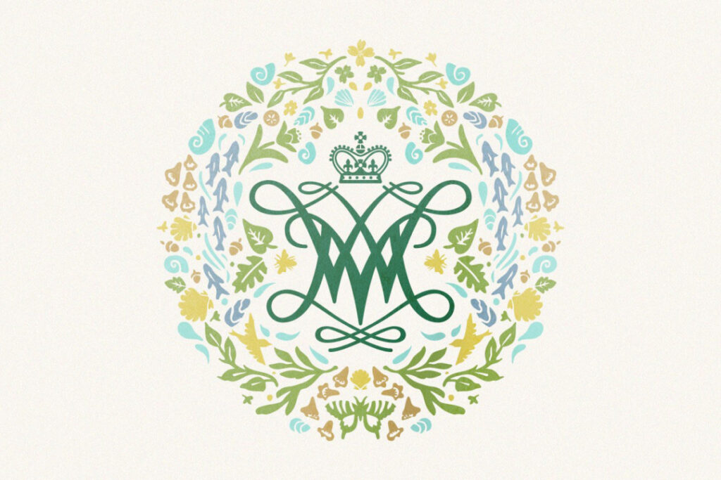William & Mary launches Year of the Environment at Charter Day – W&M News A graphic showing a William & Mary cypher surrounded by leaves, fish, grass and other natural elements.