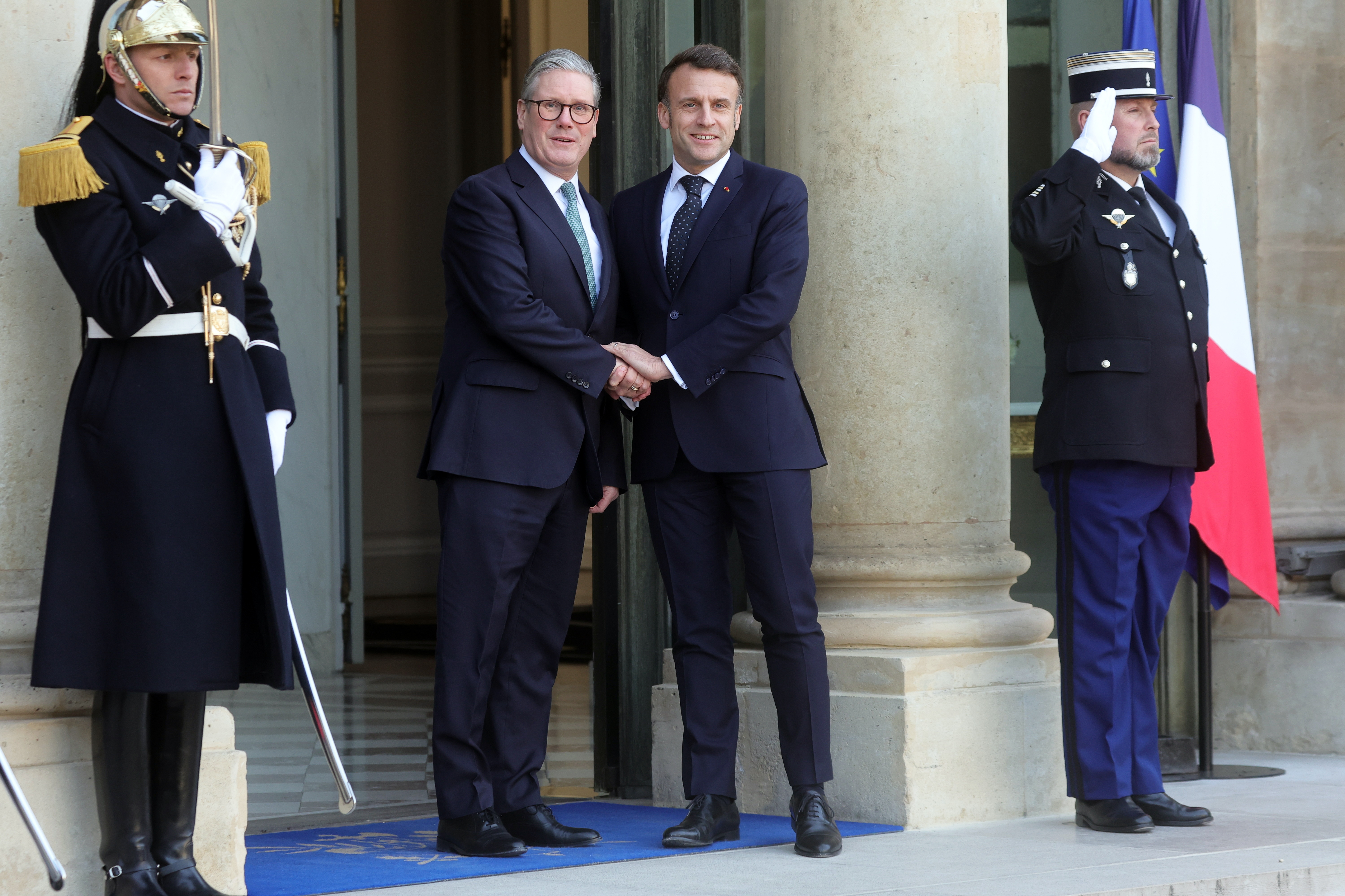 Emmanuel Macron and Sir Keir Starmer had raised the prospect of Western peacekeepers in Ukraine