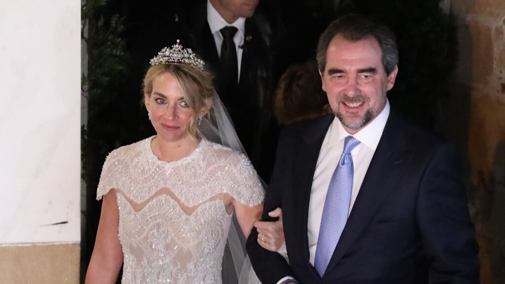 Why did Prince Nikolaos of Greece's bride wear the same wedding tiara as his ex-wife?