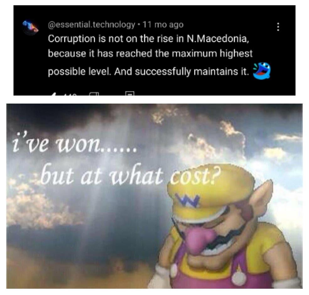 When stability is achieved... but it's just stable corruption