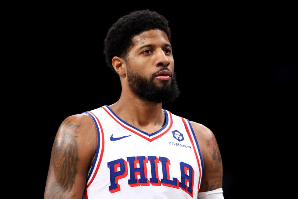 Paul George outhustled by Nic Claxton for rebound and game-winning shot in 76ers' 105-103 loss to Nets