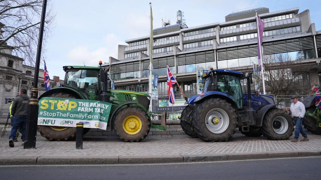 Environment Secretary faces ire of farmers as tax row shows no sign of abating Environment Secretary faces ire of farmers as tax row shows no sign of abating