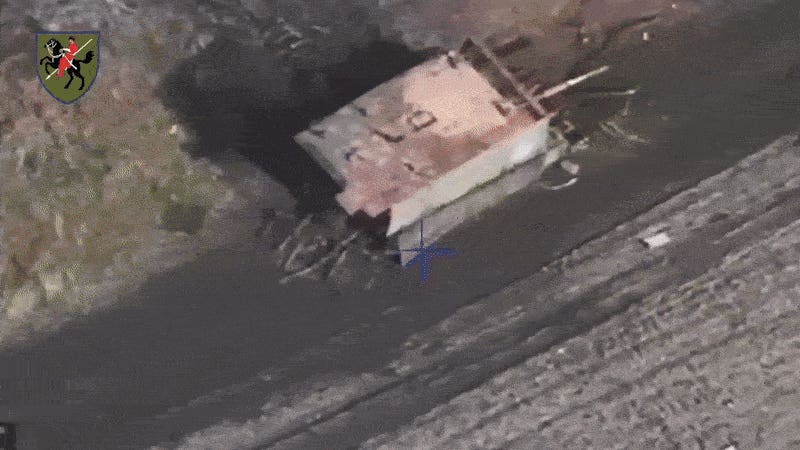 Russia’s Log Tank Actually Worked. Until It Didn’t. Russia’s Log Tank Actually Worked. Until It Didn’t.
