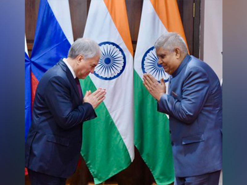 Russia’s Duma chairman Vyacheslav Volodin calls on Vice President Dhankar Russia's Duma chairman Vyacheslav Volodin calls on Vice President Dhankar