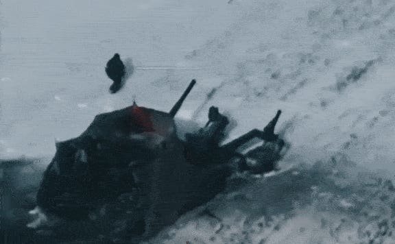 Russian Marines Flying Soviet Flags Paraded Into A Minefield In Kursk