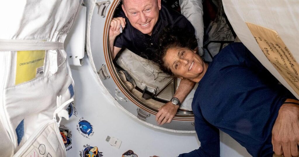 NASA astronaut Sunita Williams says "we don't feel abandoned" or "stuck" as space mission stretches on
