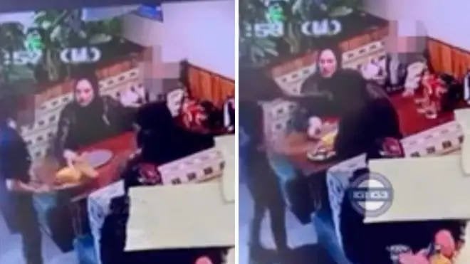 Man arrested after Nando's worker slapped in face with plate by customer
