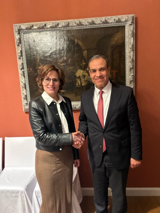 Egyptian Foreign Minister Meets with EU Commissioner for Environment, Water, Circular Economy