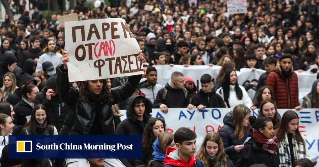 Thousands in Greece protest over nation’s worst rail tragedy Thousands in Greece protest over nation’s worst rail tragedy