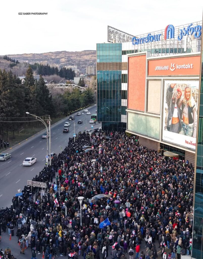 8 people have been arrested for "attempting to block a strategic or particularly important facility as a group", punishable up to 4 years of imprisonment
