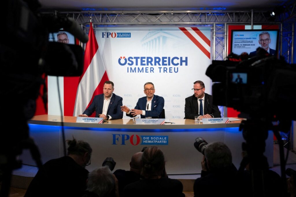 Austria's far-right party calls for new election after coalition talks collapse