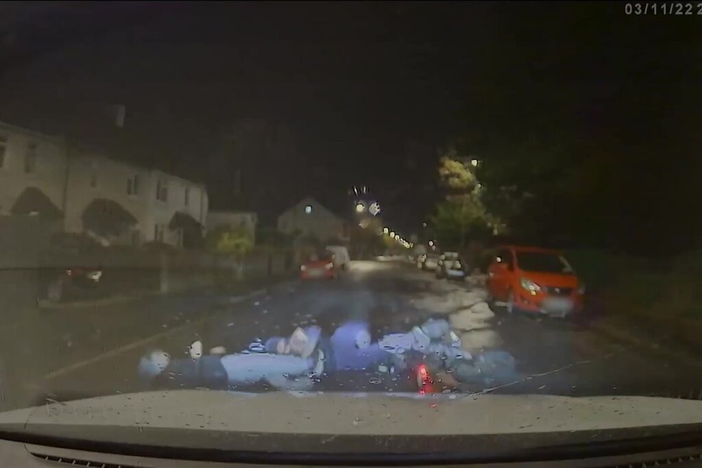 PC cleared for knocking man off bike