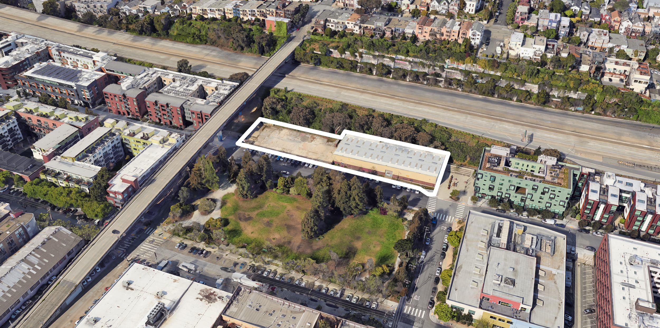 700 Indiana Street, image via Google Satellite