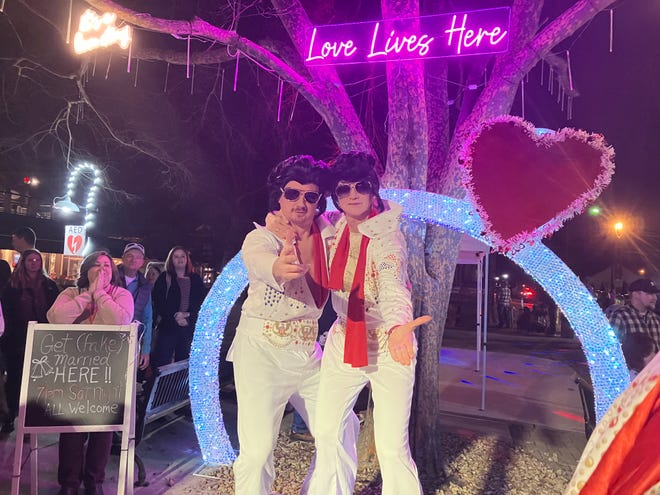 Hearts Afire Weekend in Loveland features love-inspired activities, including a vow renewal ceremony with Elvis.
