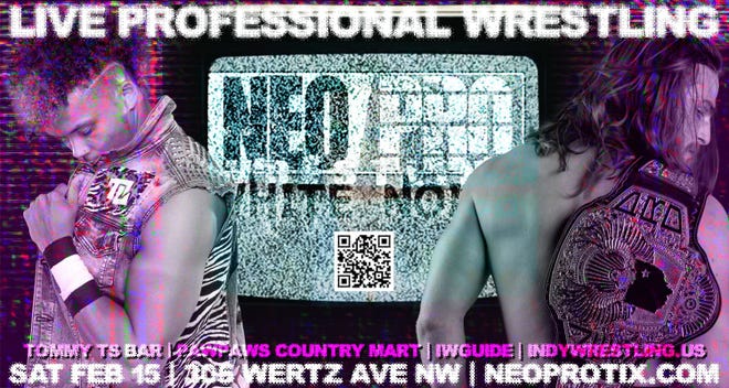 NEOPro Wrestling returns to the Art Hall Feb. 15 at the Stark County Fairgrounds.