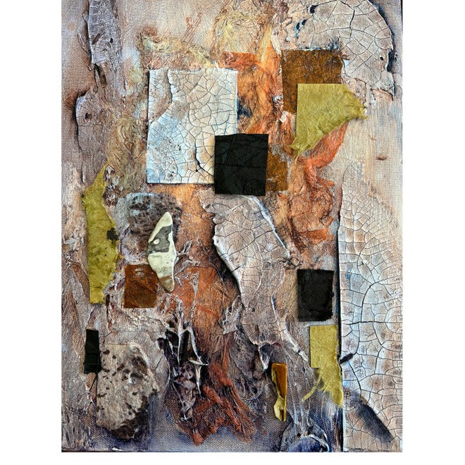 Mixed-media artist Joe Martino will open a solo exhibition Saturday at Strauss Studios in downtown Canton.