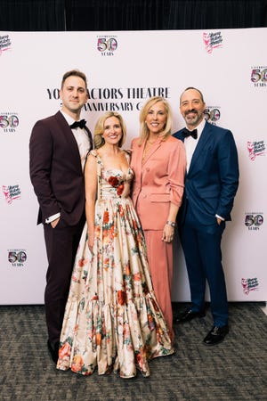 Dave Roy, Sarah Roy, Martel Hale and Tony Hale at the Young Actors Theatre's 50th anniversary black tie gala held at the Florida State University Student Union on on Feb. 1, 2025.