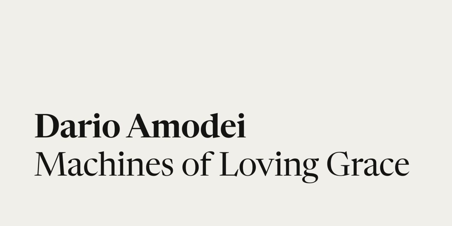 AI belonging to Anthropic, who's CEO penned the optimistic 'Machines of Loving Grace', just automated away 40% of software engineering work on a leading freelancer platform.