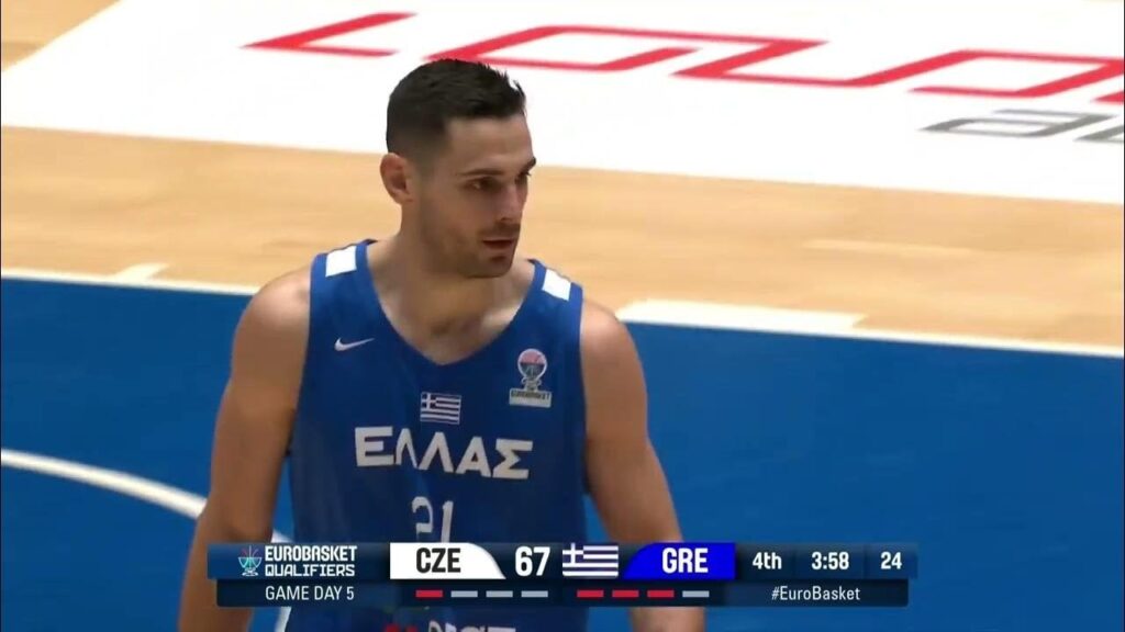 Czech Republic - Greece: 89-93 (MD 5, 21/02/2025) - The best snapshots of the match in the fifth Eurobasket 2025 qualifiers.