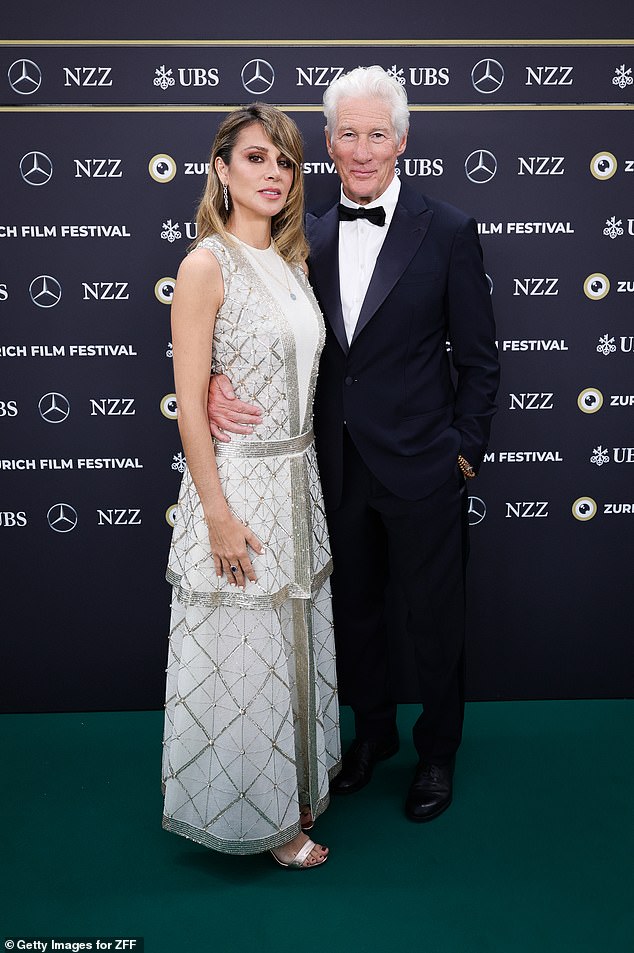 The actor has been married to Silva since 2018 and they share two children together; pictured last month in Zurich