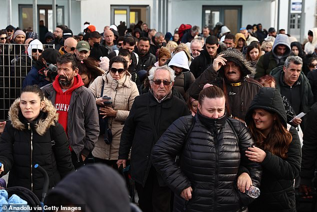 More than 11,000 people have now fled Santorini as the island remains gripped by the relentless earthquakes, with tremors now being recorded minute by minute