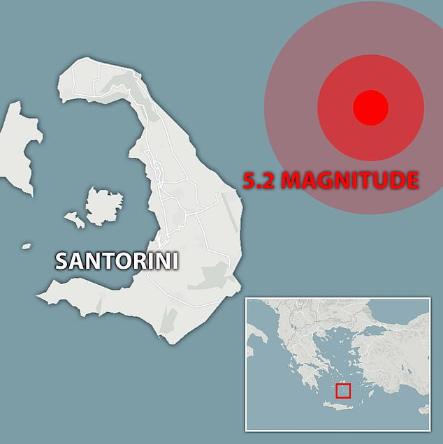 Since January 31, a series of undersea tremors have been recorded between Santorini and the neighbouring islands of Amorgos, Anafi, and Ios, with the strongest- a 5.2-magnitude quake - striking on Wednesday night