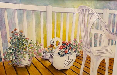 mom's deck by sherry hansen