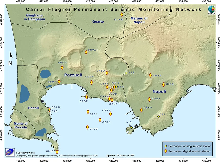 Campi Flegrei Permanent Seismic Monitoring Network