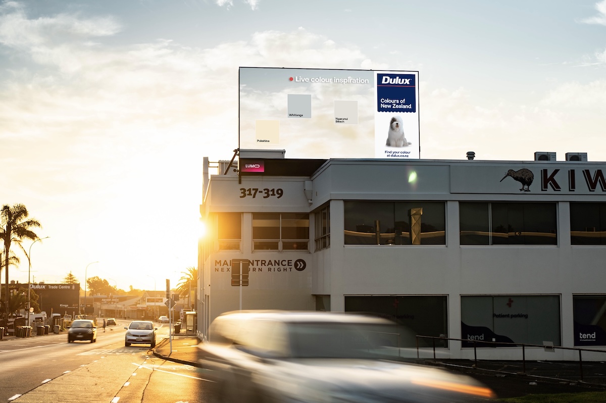 Dulux celebrates New Zealand’s natural beauty in new DOOH campaign via MBM, LUMO + Pitchblack