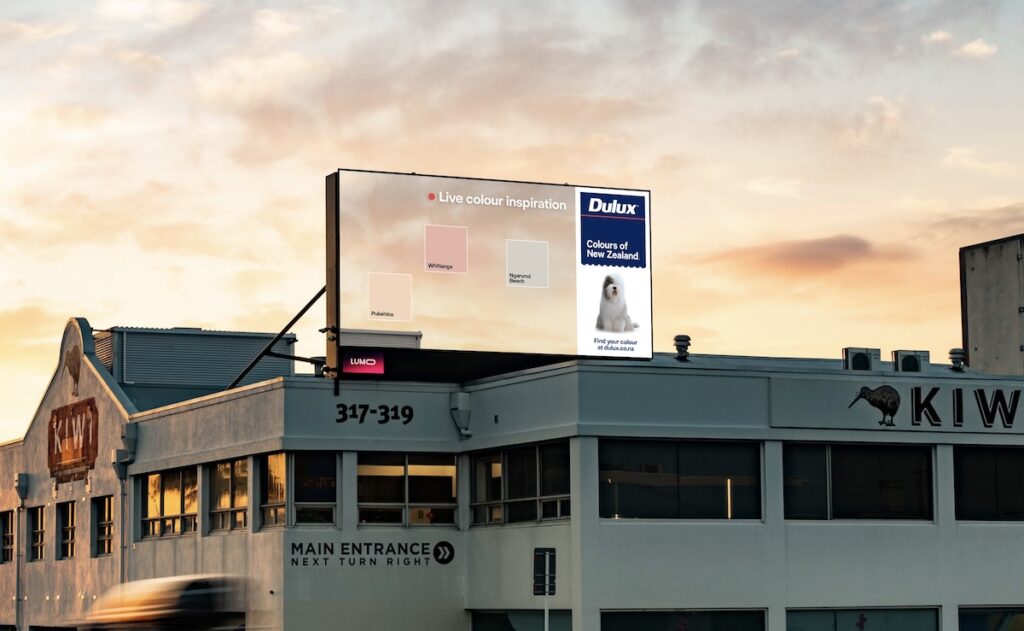 Dulux celebrates New Zealand’s natural beauty in new DOOH campaign via MBM, LUMO + Pitchblack – Campaign Brief