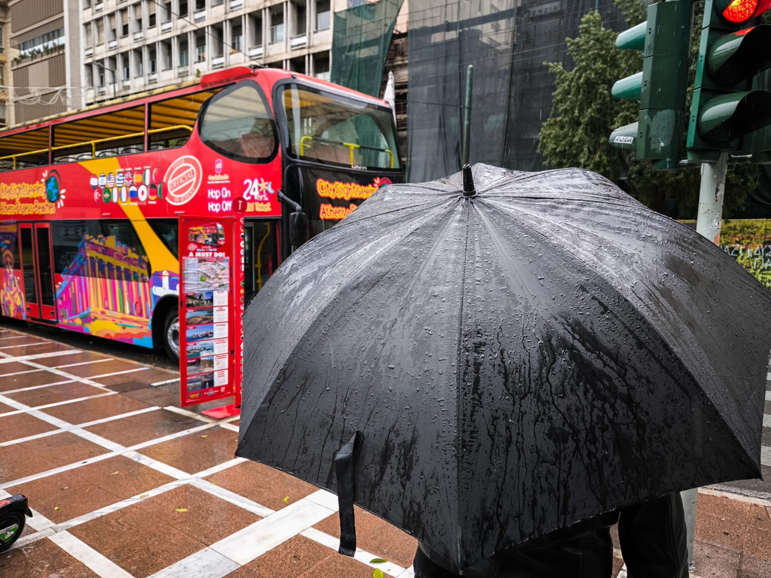 Rainy Weather Persists in Greece Tuesday Rainy Weather Persists in Greece Tuesday