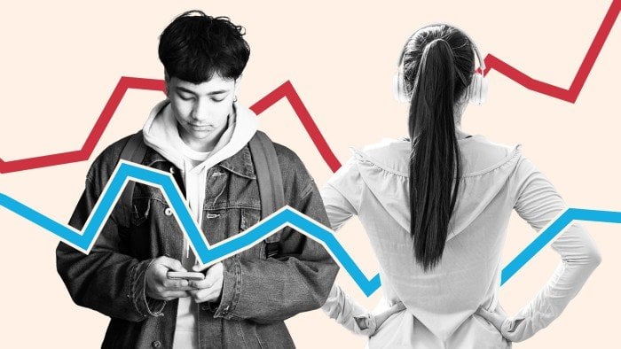 Young people are spending much more time alone than in the past