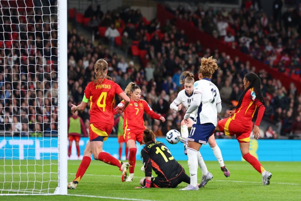 England vs Spain LIVE: Result and final score as Lionesses defeat world champions at Wembley England vs Spain LIVE: Result and final score as Lionesses defeat world champions at Wembley