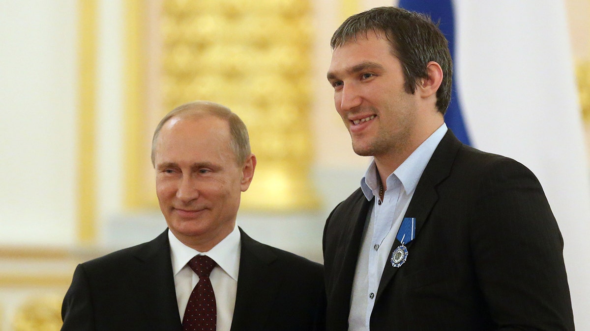 Russia Alex Ovechkin Vladimir Putin