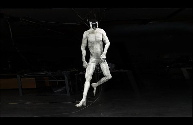 Protoclone V1: 1000 artificial muscles power this sweating robot’s human-like moves