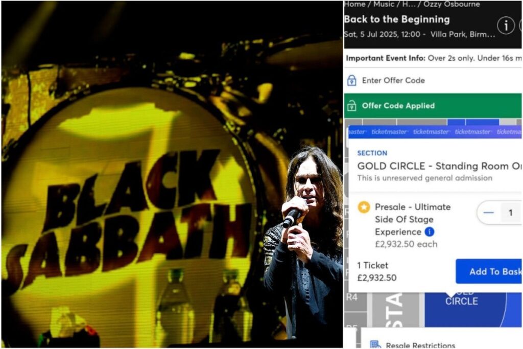 Black Sabbath fans gobsmacked at ticket prices for Ozzy Osbourne’s farewell show