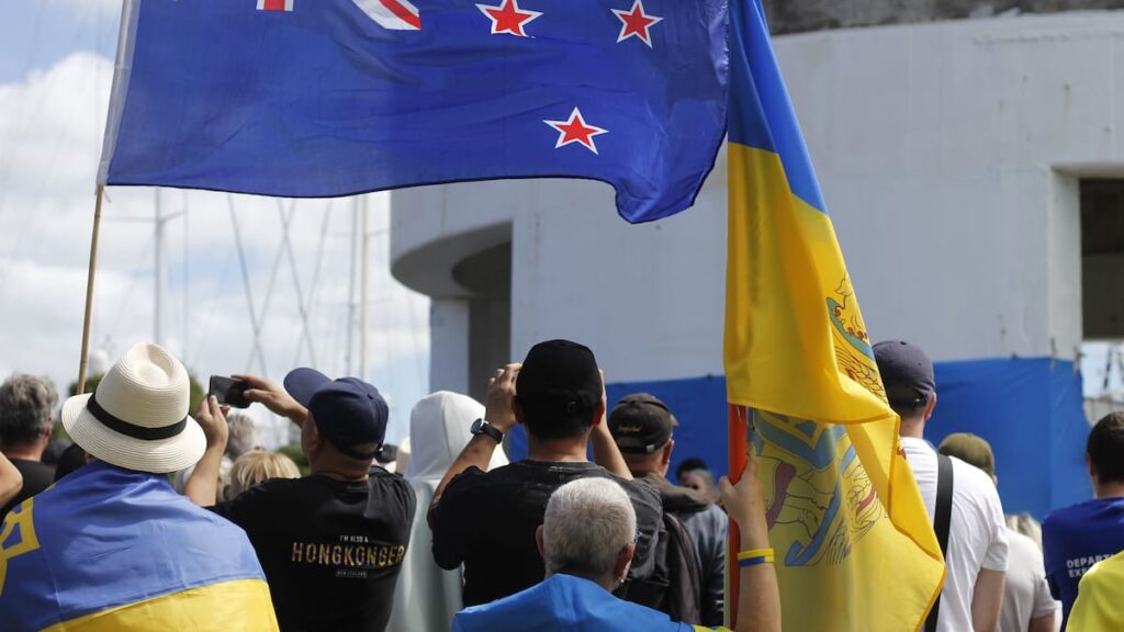 Russia-Ukraine war: New Zealand Ukrainians rally on third anniversary of invasion