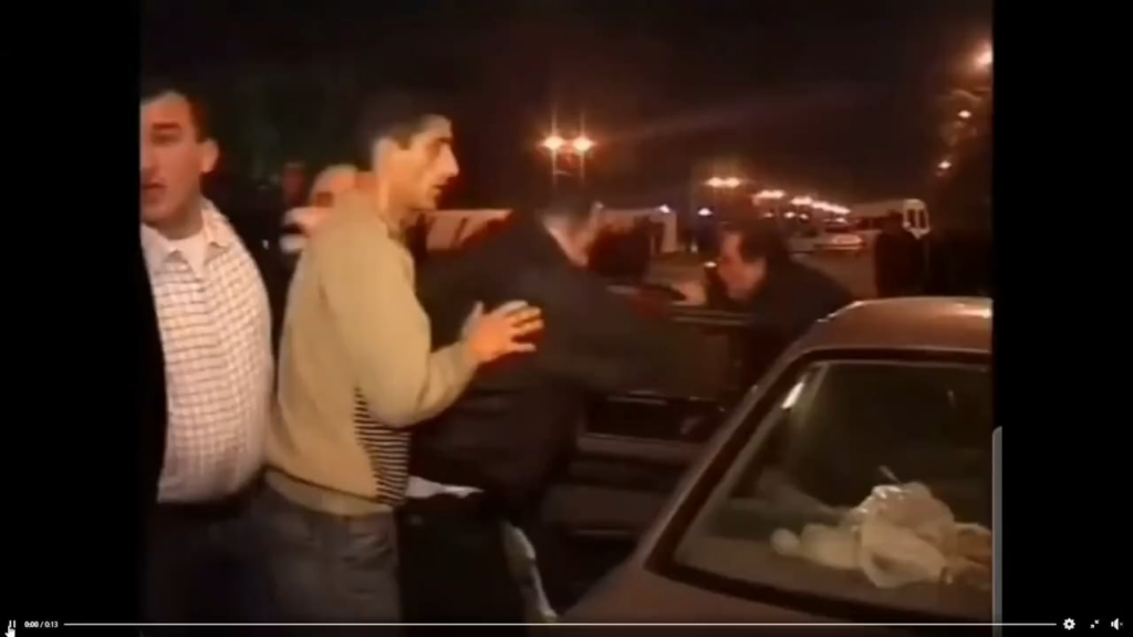 In 2007, Maka Gujabidze's wife, Maka Safuria, the deputy chief of Samegrelo police, struck Sila Silas - arrested, though it was released in exactly 1 hour, the bloody regime was released and they were released?