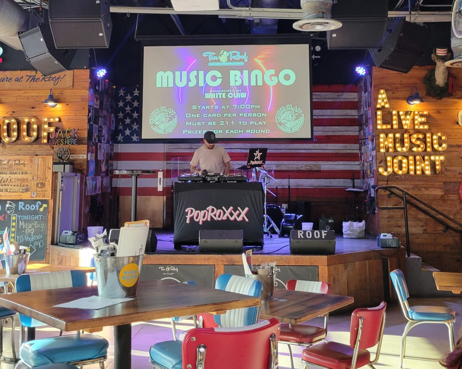 Tin Roof - Music Bingo Hosted by Aron Royal