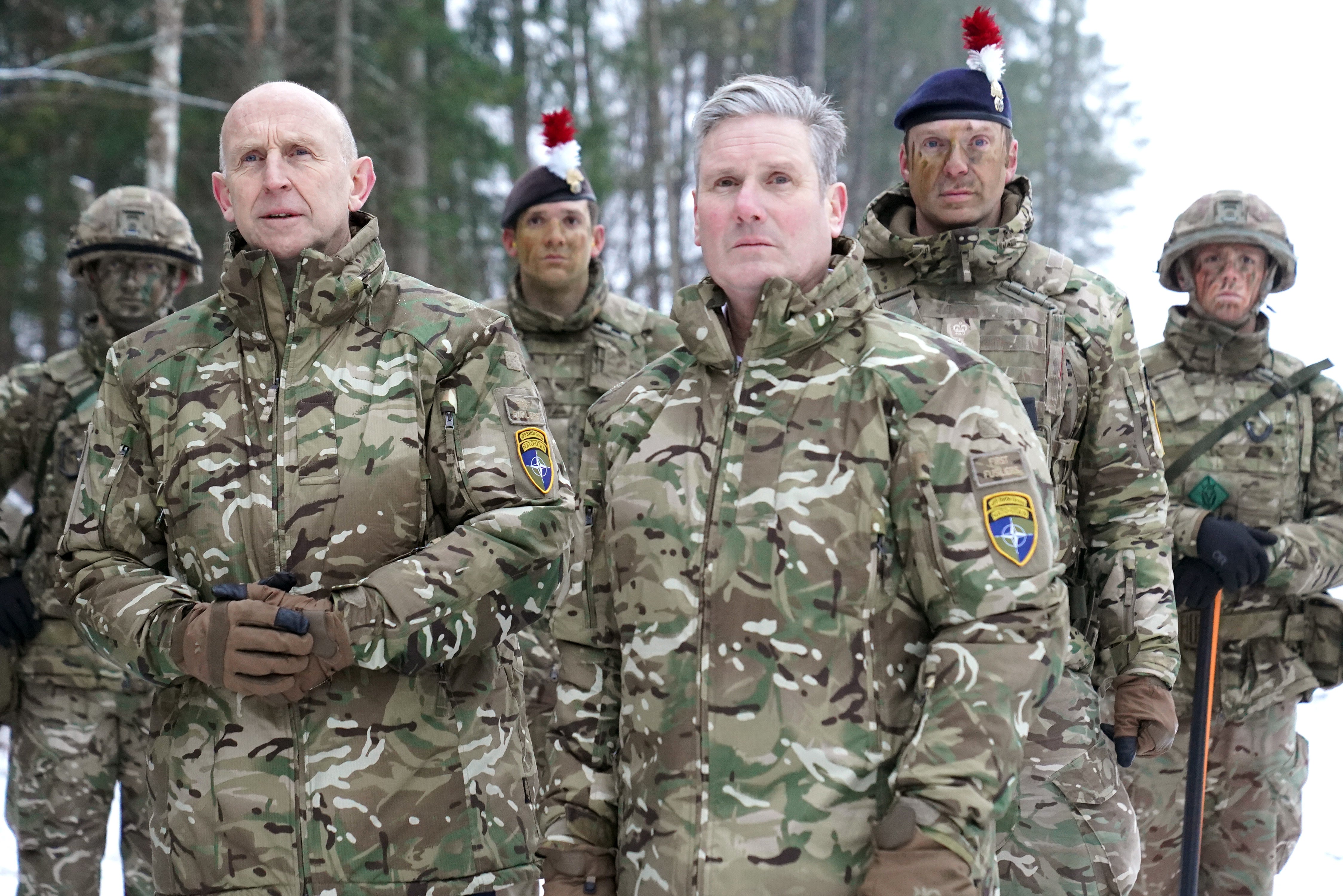Sir Keir Starmer said Britain is prepared to put troops on the ground in Ukraine