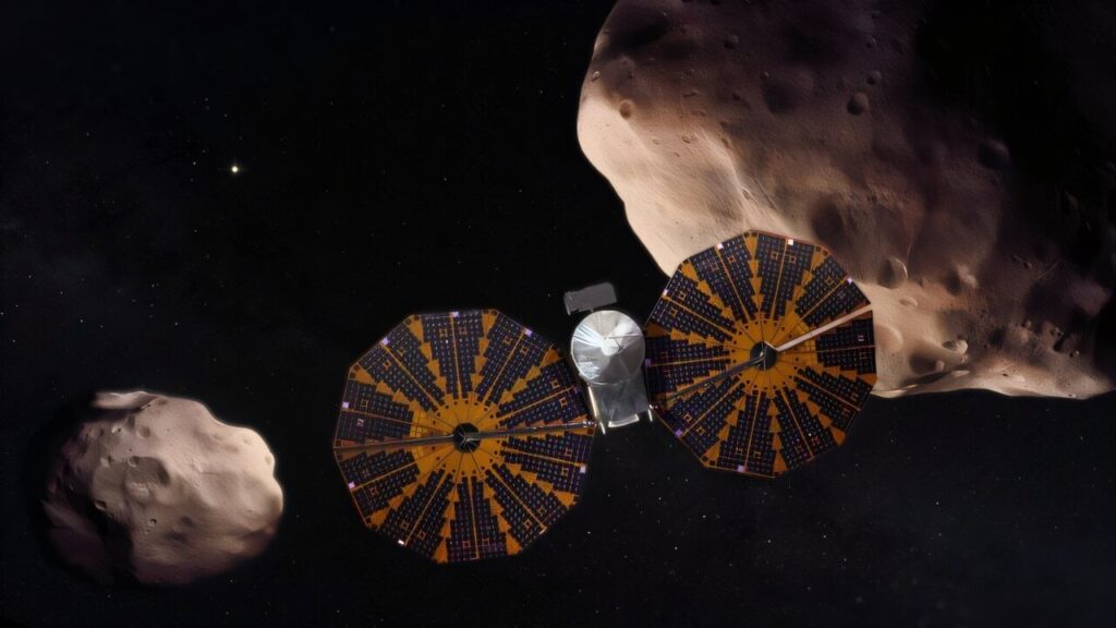 Lucy spacecraft takes its first images of asteroid Donaldjohanson