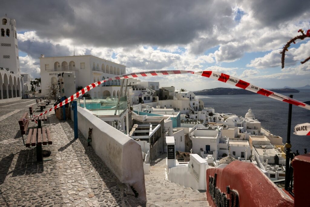 Santorini is being shaken by an ‘earthquake swarm’ that could last for months