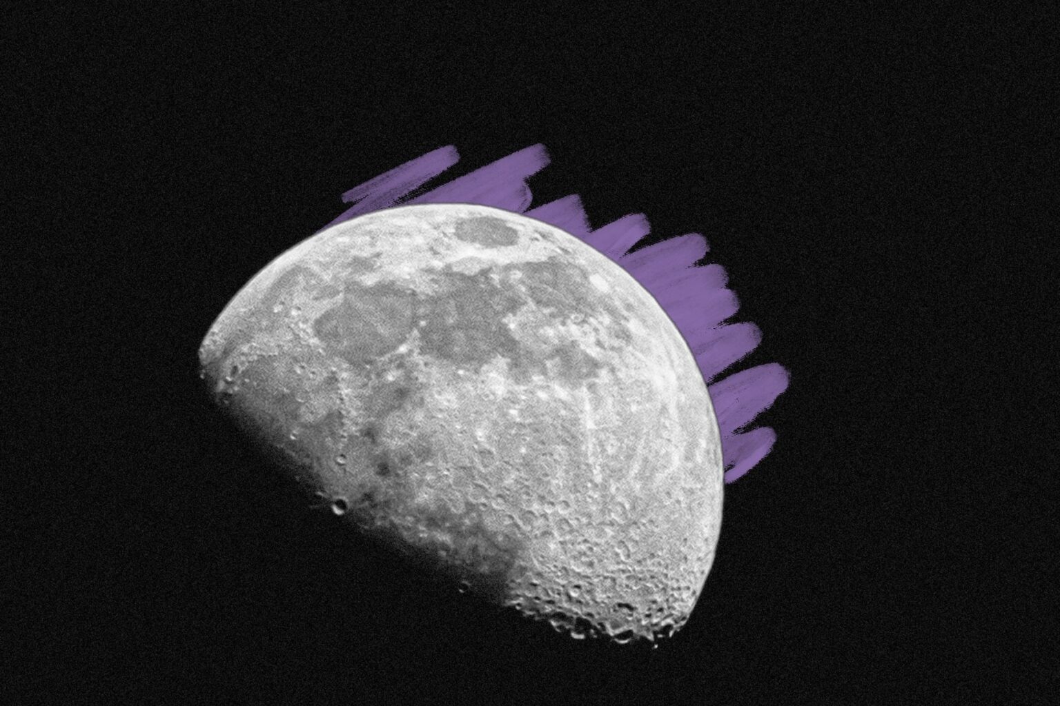 Apollo 12 left a piece of art on the moon.