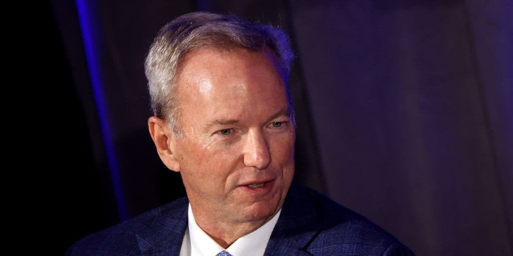 AI could be used for a 'bad biological attack from some evil person,' ex-Google CEO Eric Schmidt warns