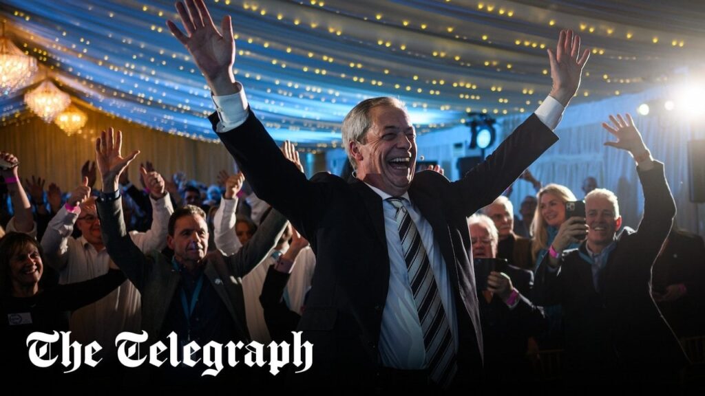 Reform ahead of Tories in every major poll for first time