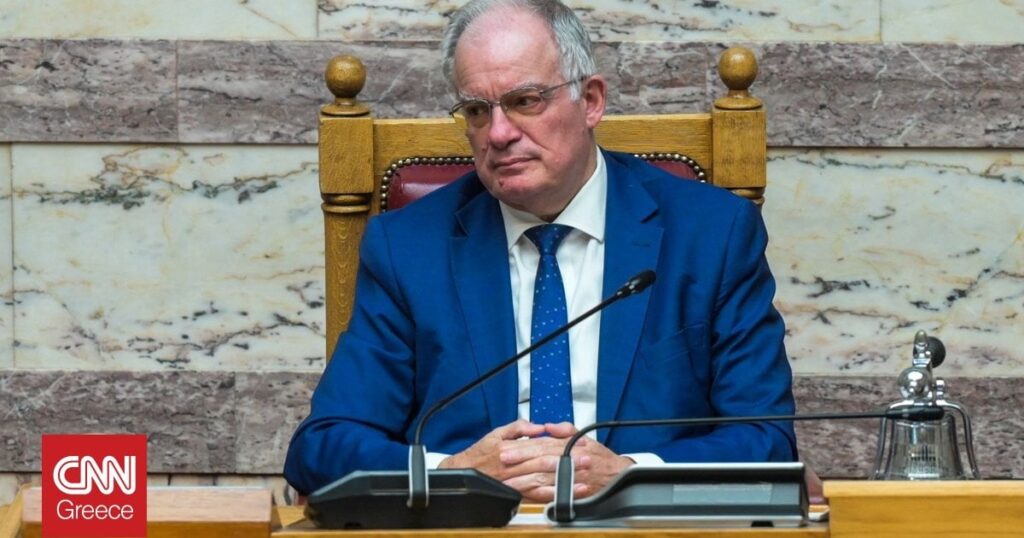 New President of the Republic Constantine Tasoulas - received 160 votes