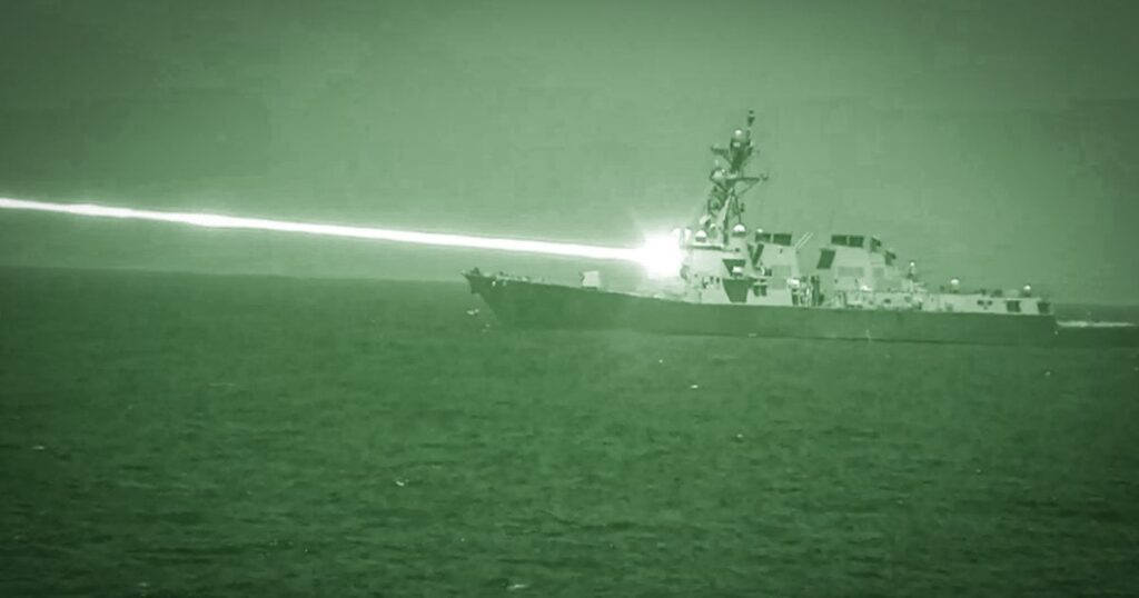 US Navy uses AI to train laser weapons against drones | The US Navy is helping to eliminate the need for a human operator to counter drone swarm attacks.