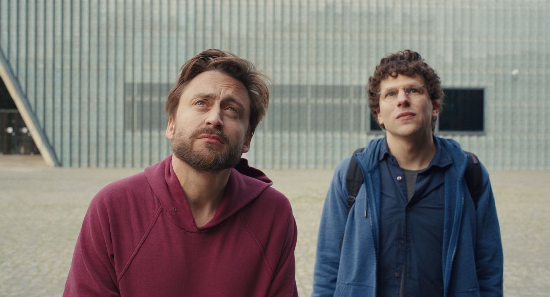 Kieran Culkin, left, and Jesse Eisenberg in 